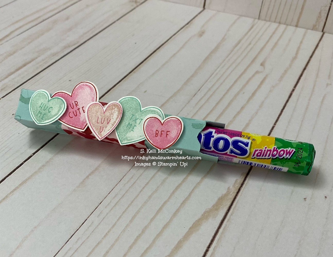 Mentos Roll Treat Holder - Valentine's Day Project Week